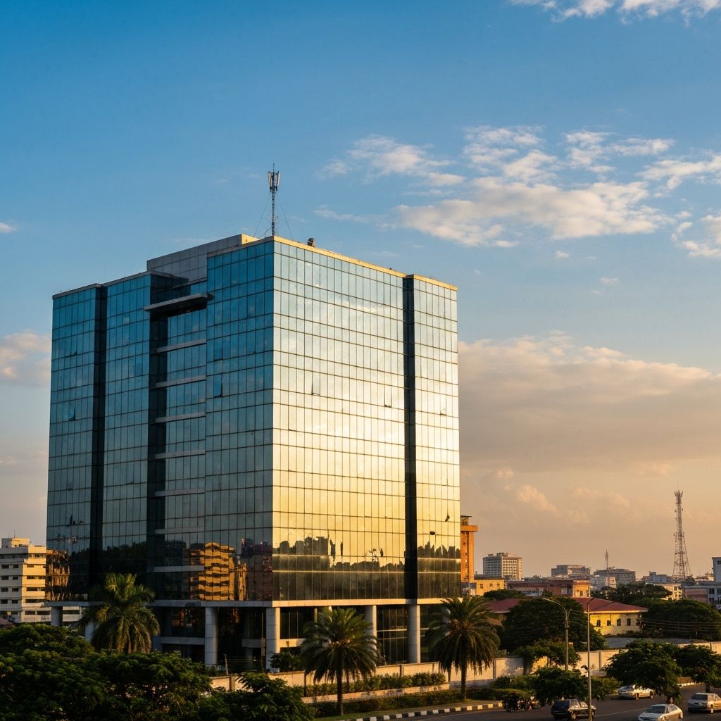 Modern Dar es Salaam skyline